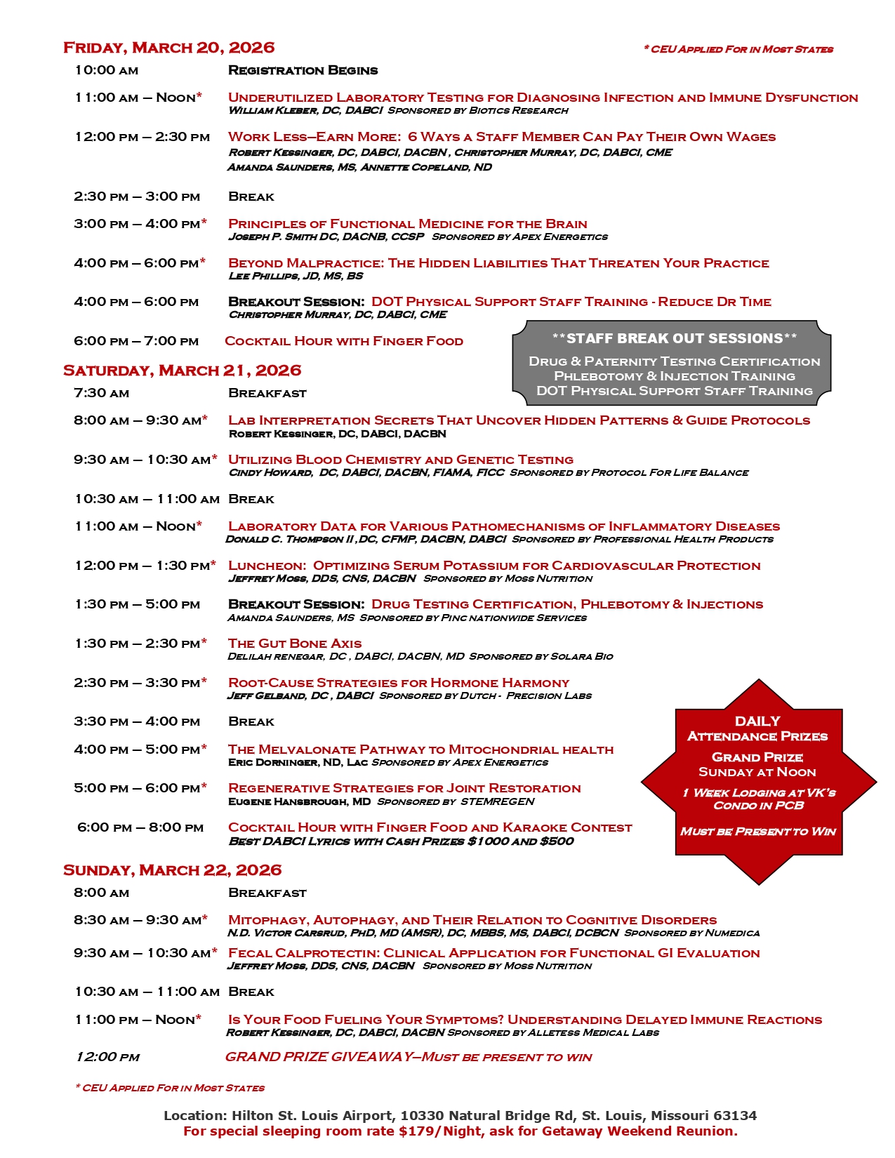 Getaway Weekend Reunion 2026